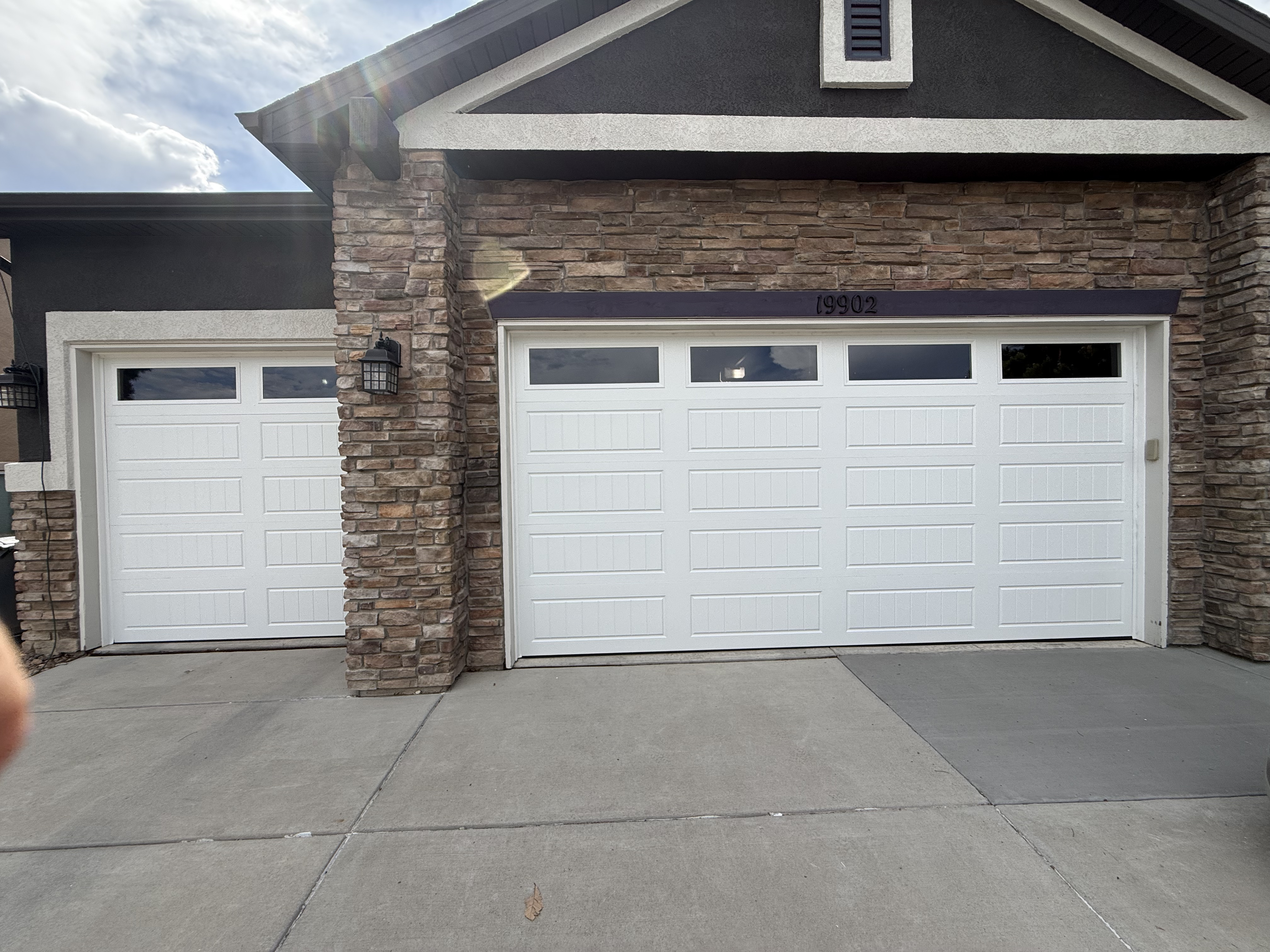 Garage door project completed by UpDown Garage Doors in Colorado Springs