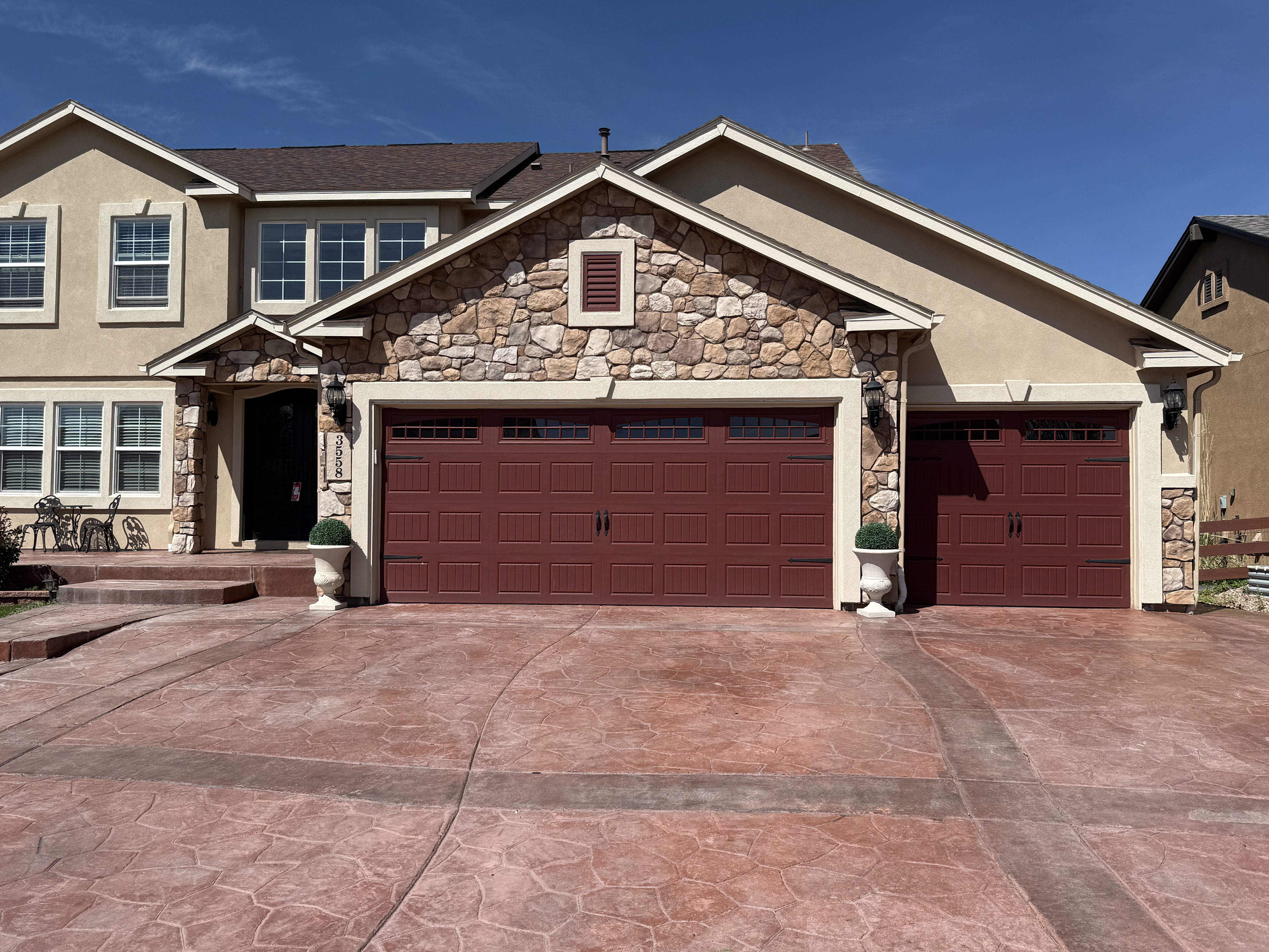Garage door project completed by UpDown Garage Doors in Colorado Springs